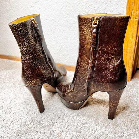 Sergio Rossi Women Heels Boots Size 5.5 - Picture 3 of 9